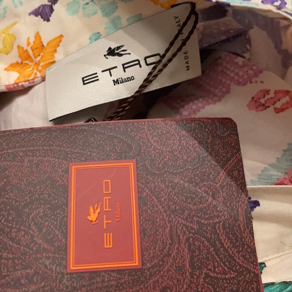 ETRO
Vulcano Print Long Sleeve Cotton Dress 46 NWT - Picture 16 of 16